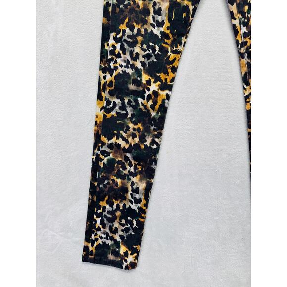 Adriano Goldschmied Pants Womens 25R Leopard Print Farrah Skinny Ankle Mid Rise - Picture 7 of 14
